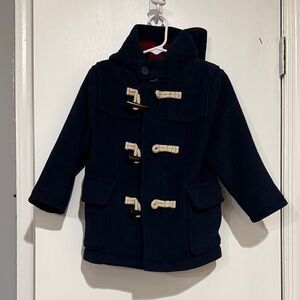 GAP Kids Dark Blue Toggle Coat